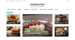 Desktop Screenshot of pandorafood.com